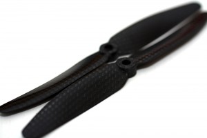 Die mitgelieferten Carbon Propeller